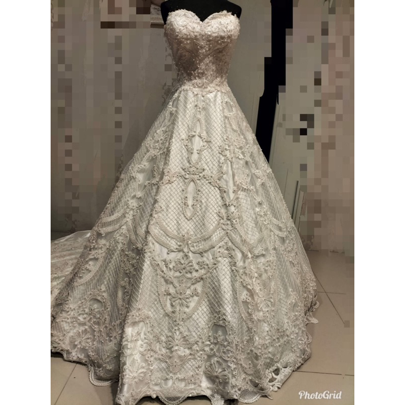 Wedding Dress Kualitas Premium Kelas Bridal Jakarta Gaun Pengantin Ball Gown Kemben Sweetheart Busti