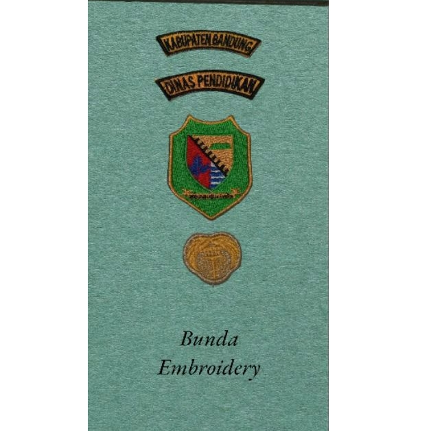 Atribut Bordir PNS Dinas Pendidikan Kab Bandung