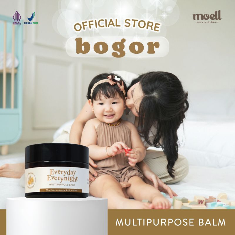 Moell Balm | Everyday Everynight Multipurpose 30gr | Balm Bayi Serbaguna