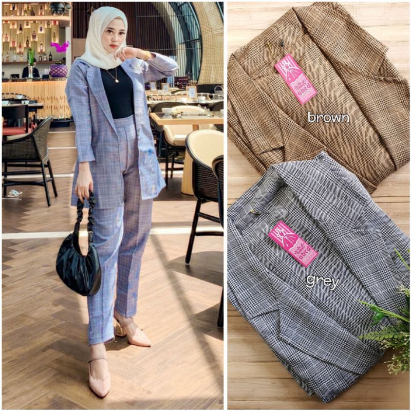 ZIA SETELAN/SETELAN BLAZER/SETELAN BLAZER WANITA