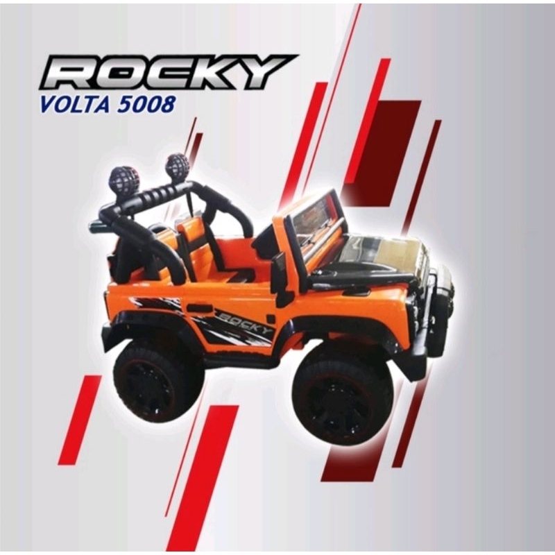 Mobil Aki Mobil Volta Rocky 5008 SHP Toys (Preloved/Second)