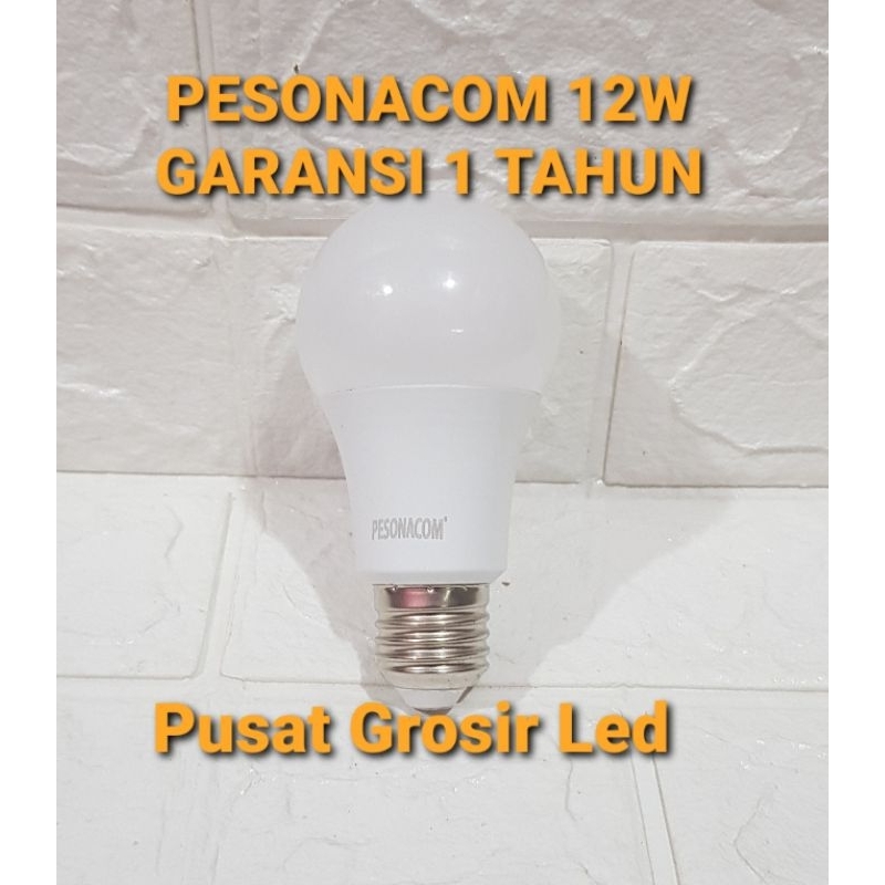 PAKET HEMAT 10 PCS LAMPU LED PESONACOM CLASSIC 12 WATT CAHAYA PUTIH GARANSI 1 TAHUN