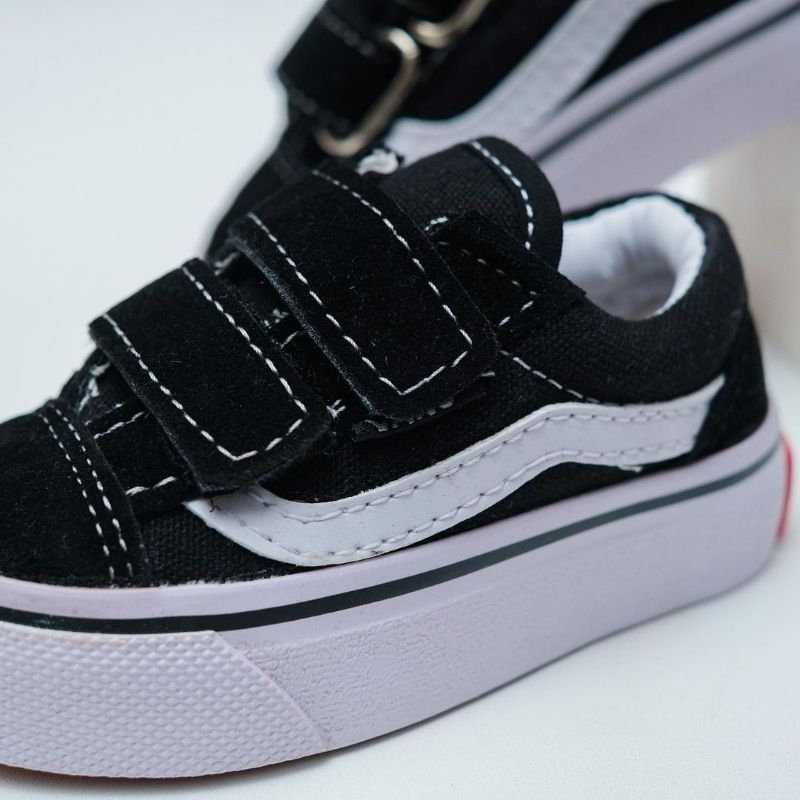 SEPATU VANS OLDSKUL ANAK LAKI-LAKI DAN PEREMPUAN 3-7 TAHUN SD HITAM TAHUN GRADE ORGINAL 100%