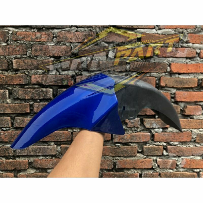 spakbor slebor depan honda cs1 cs one warna biru