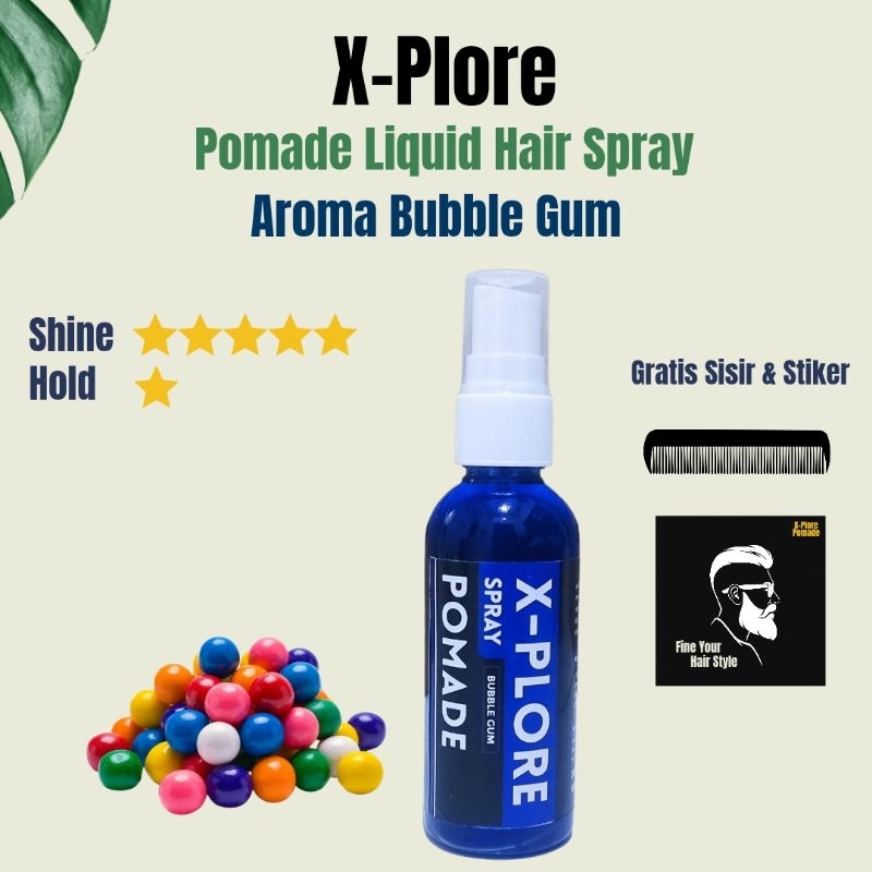 Pomade Spray Pomade Cair Pomade Liquid Xplore 60 Ml