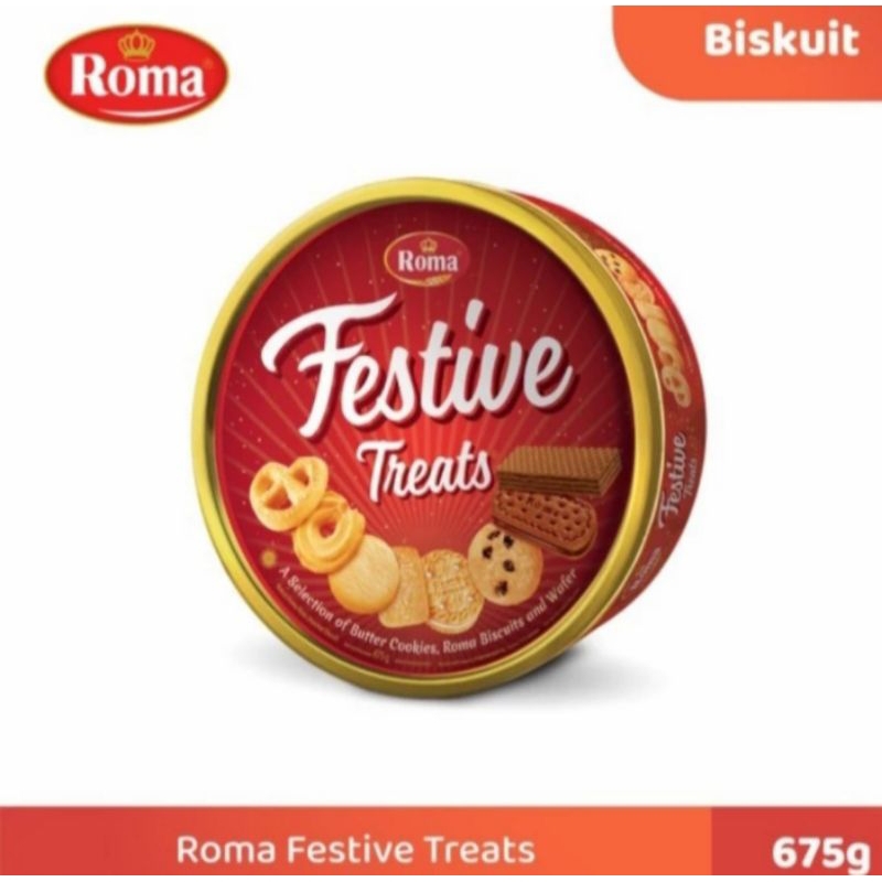 Roma Festive Treats Cookies biscuits 675gr
