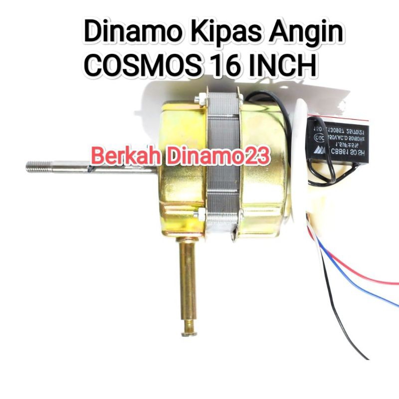 Dinamo Kipas [Cosmos 16-SN Twino] Mesin Motor Fan Dinamo Kipas Angin Duduk Berdiri 16 inch