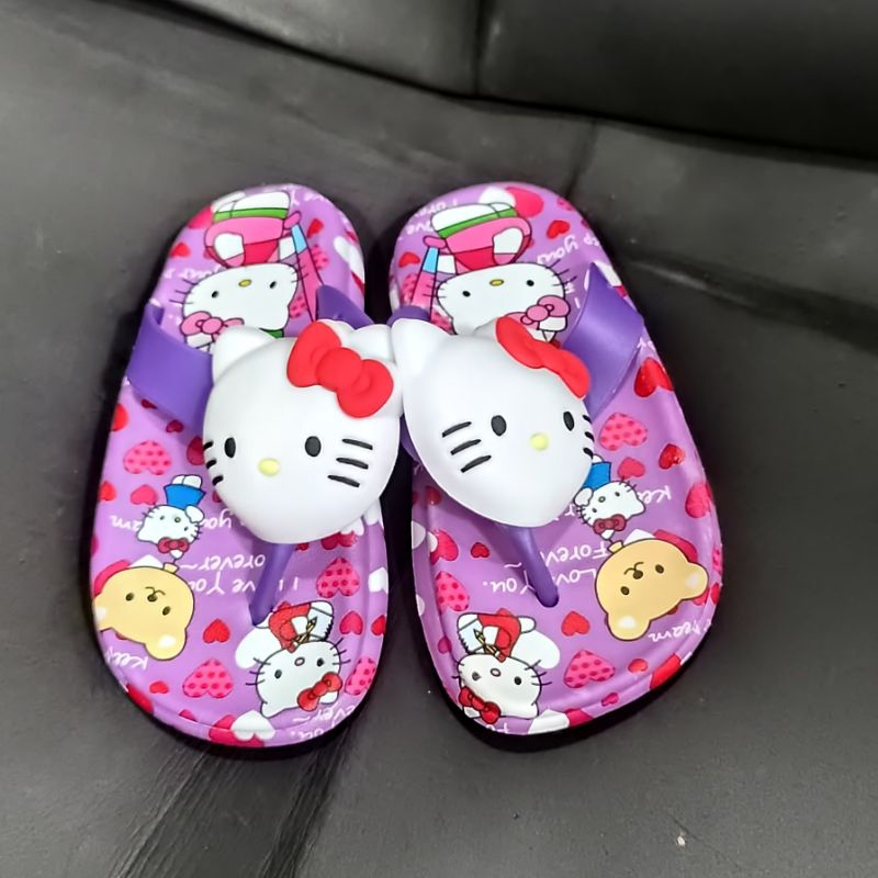 Sandal anak hello kitty Sandal import anak perempuan Sendal trendy wanita