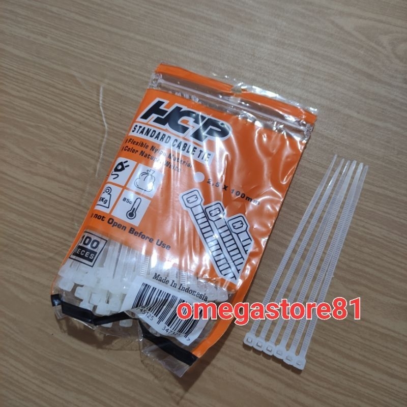kabel ties tali segel plastik nylon kabel tie ukuran 10cm 15cm