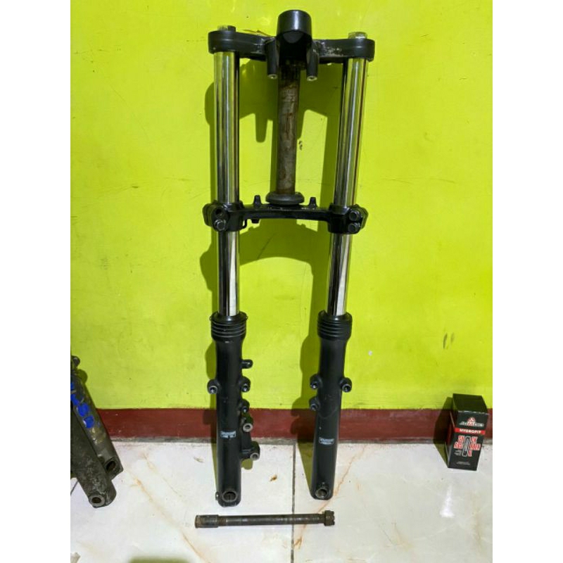 sok depan ninja RR new original copotan