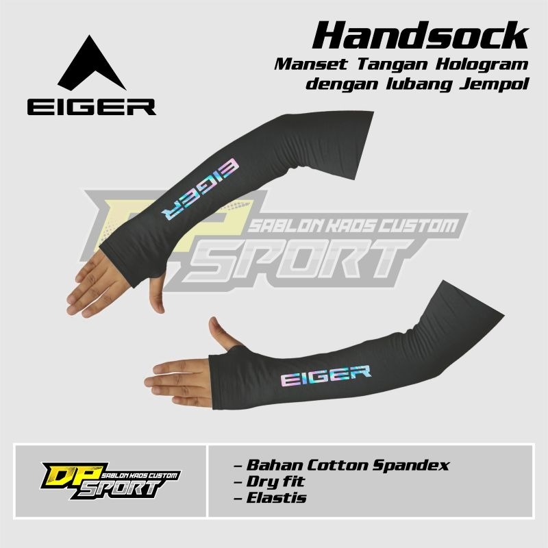 Hanshock lengan gunung deker tangan olahraga manset tangan pria dan wanita