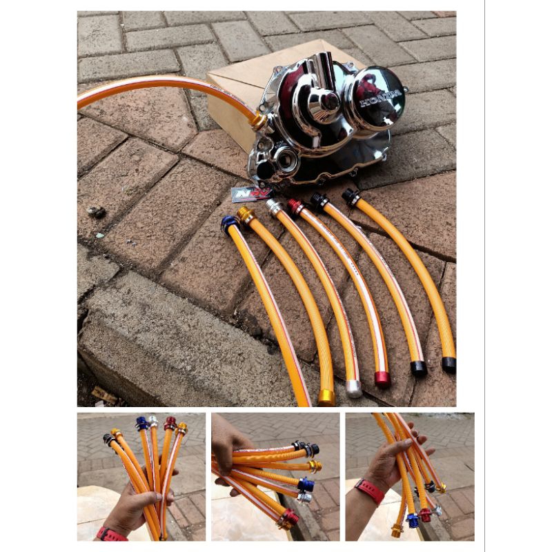 baut tap tutup oli racing set selang 1set  PNP Honda cb gl100