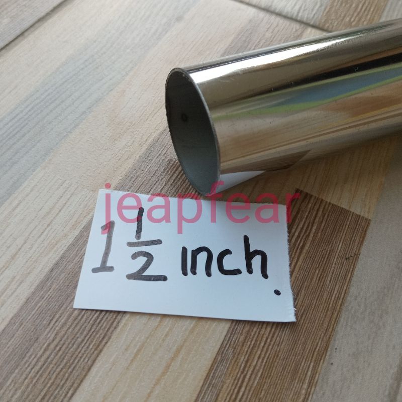 Pipa Stenlis 1 1/2 inch panjang 50 cm