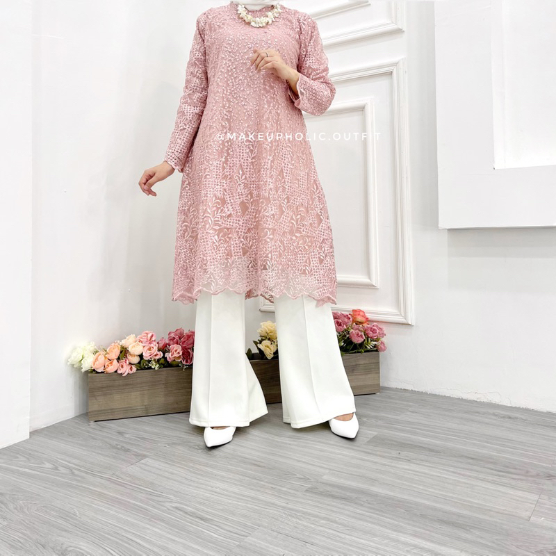 Tunik Tile brokat mewah