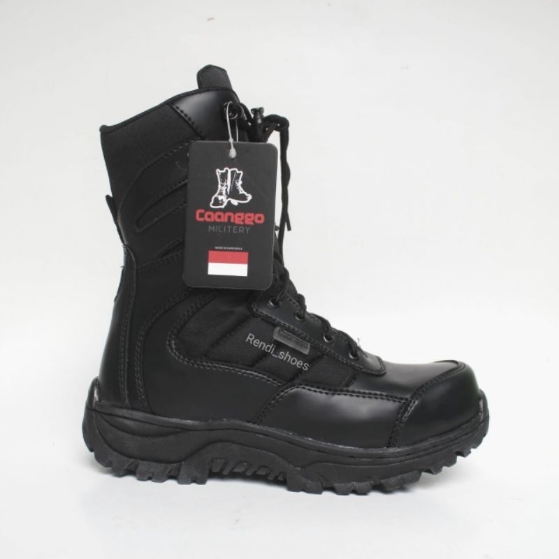 Sepatu pdl boots safety TNI POLRI SATPOLPP SECURITY terbaru original caanggo