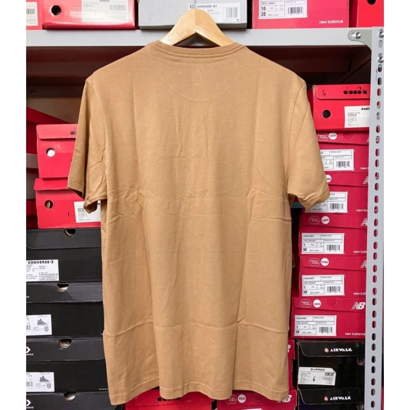 Converse Men's Tee Khaki CONX2MT702KH Kaos Pria Original