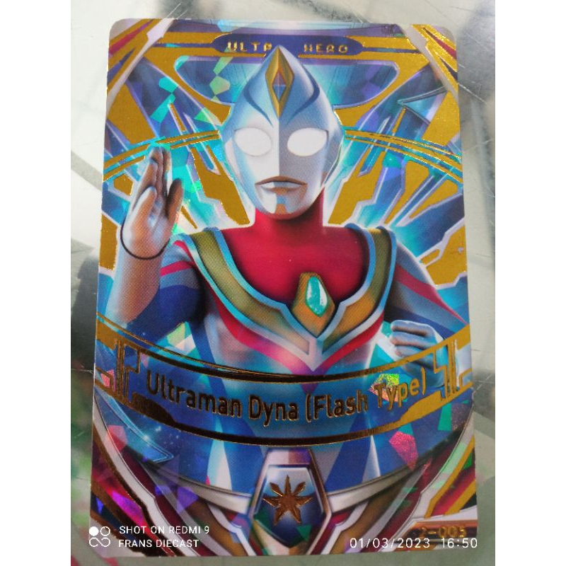 termurah kartu Ultraman fusion fight Ultraman dyna