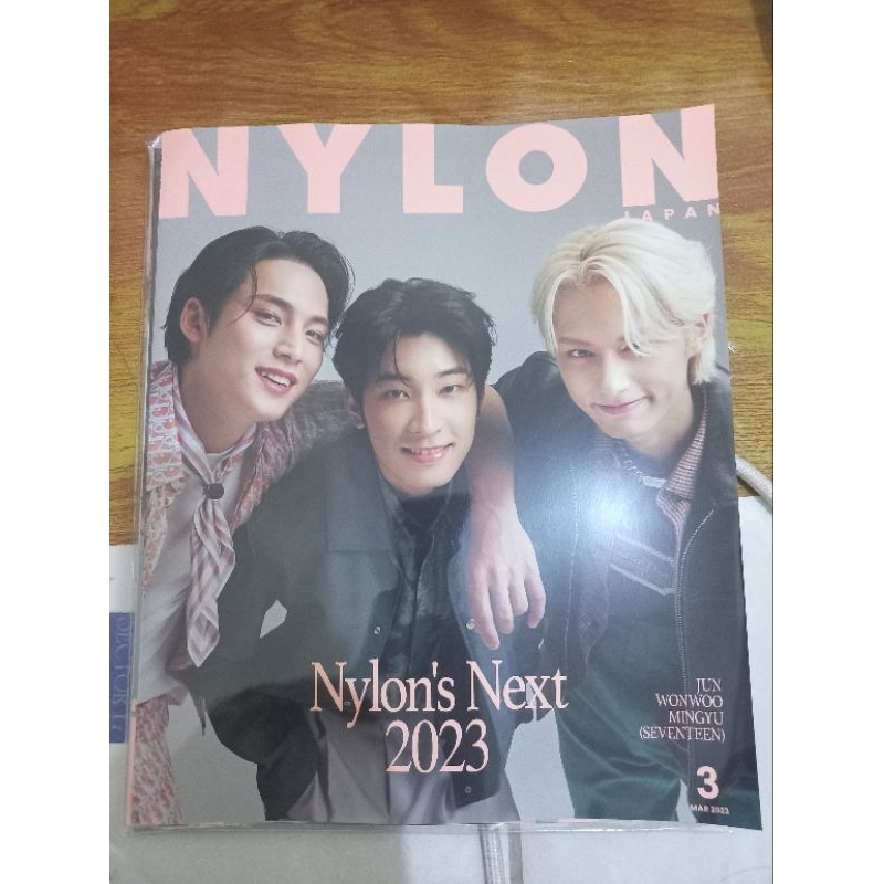 SEVENTEEN MINGYU WONWOO JUN NYLON JAPAN MAGAZINE