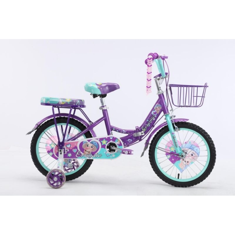 Sepeda Lipat mini anak perempuan ERMINIO 614 GIRL 16 inch Mini sepeda lipat anak MURAH