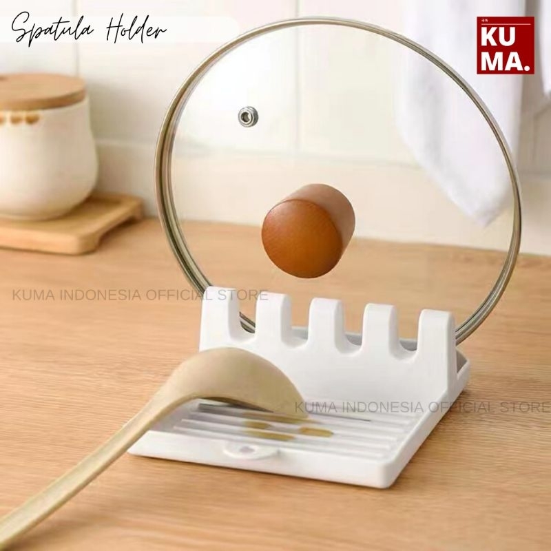 KUMA Spatula Holder Tatakan Spatula Tutup Panci Lid Pan Rack Holder