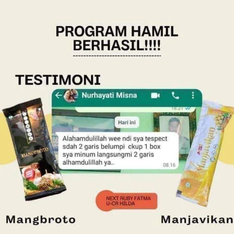 (BISA COD) PAKET PROMIL MSI (1SASET MANJAVIKAN + 1SASET MANGBROTO) 100% ORI BPOM