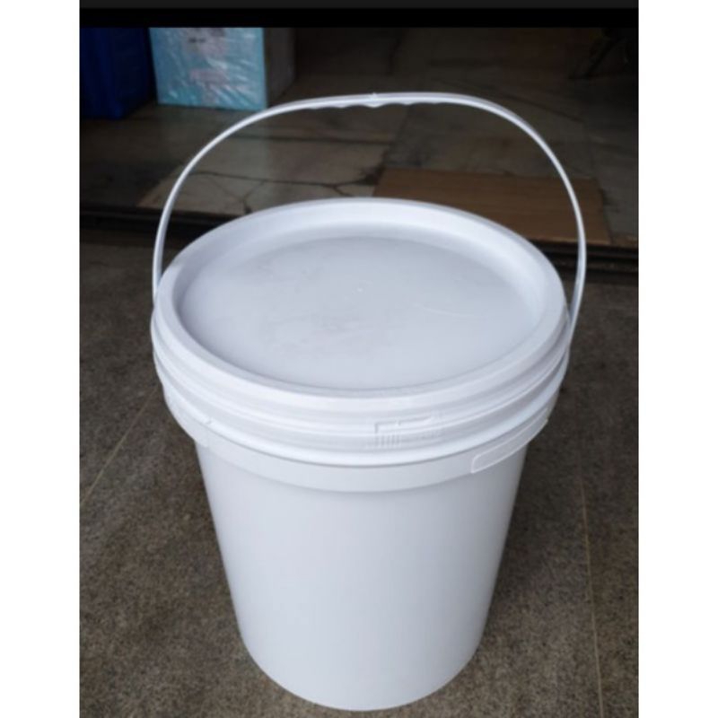 ember bekas cat 25kg/20L putih polos bersih