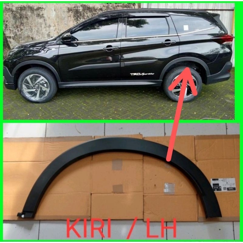 Moulding Fender Over Fender Bagian Belakang Rush Terios 2018-2022 Original