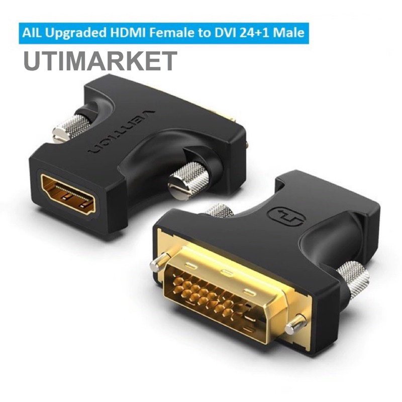 hdmi to dvi-d ( 24+1) vention adapter converter konektor hdmi bi directional -AIL