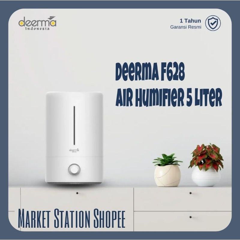 Deerma F628 Air Humidifier Ultrasonic large Capacity 5 Liter Garansi Resmi Deerma Indonesia