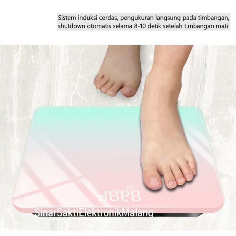 Timbangan Badan Digital - weight personal scale - Timbangan Badan Baterai