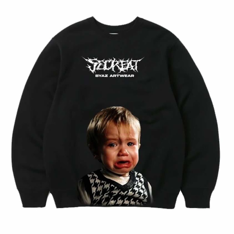 [OVERSIZE] Crewneck BYAZ Baby Crying Original