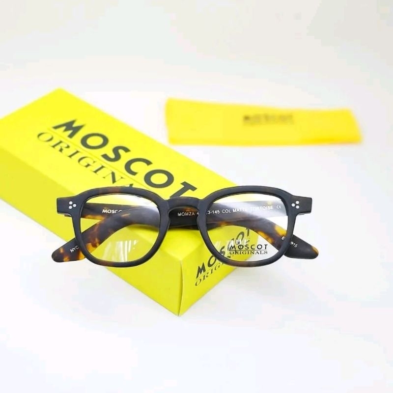 Kacamata Moscot Momza tortoise matte frame glasses