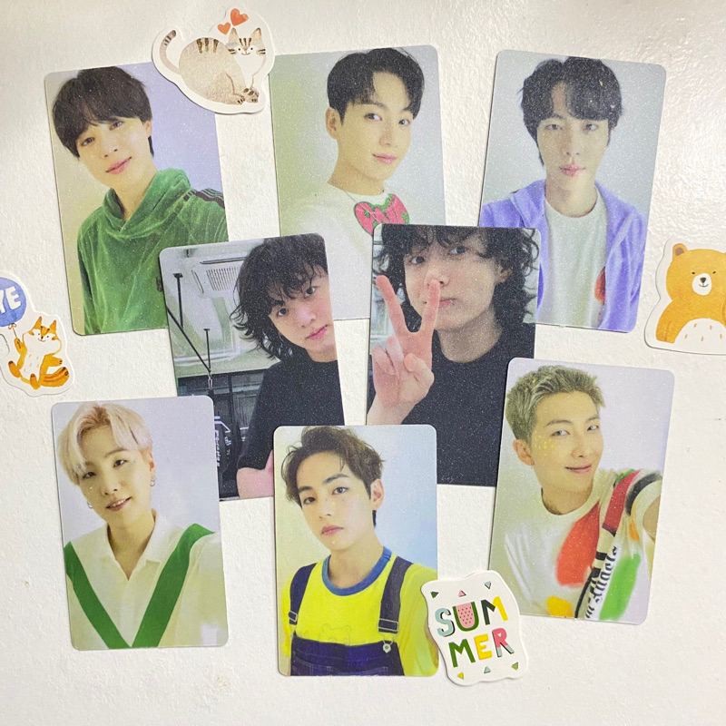 Photocard BTS JAPAN Fanclub Magazine & Jungkook Live Glitter Laminasi