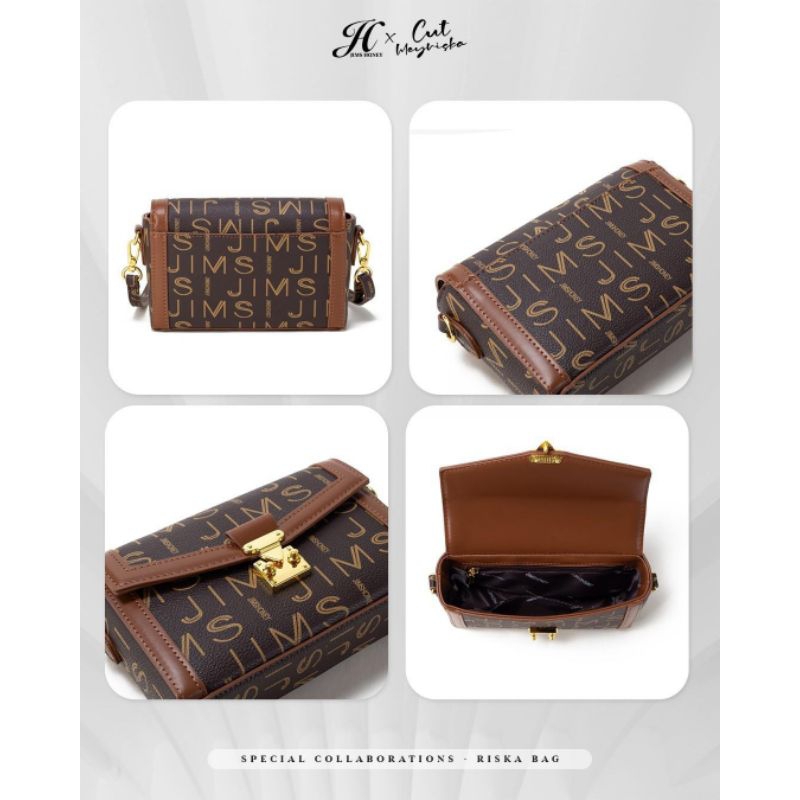 Riska Bag Jims Honey x Cut Meyriska Tas Kecil Pesta Wanita Import