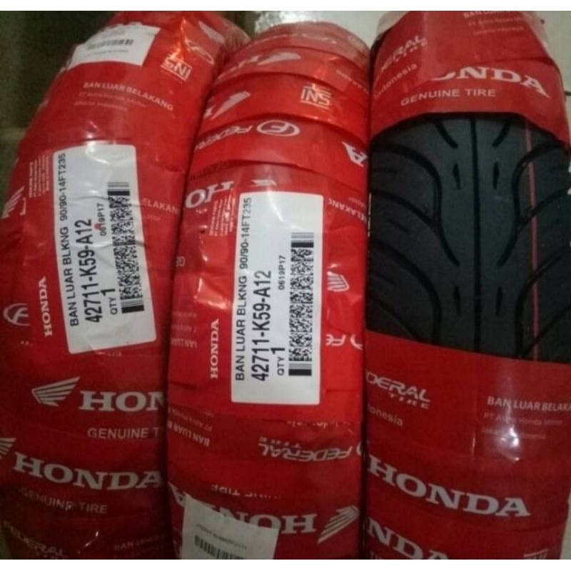 Ban Tubless Belakang 90/90X14 Honda Beat Vario