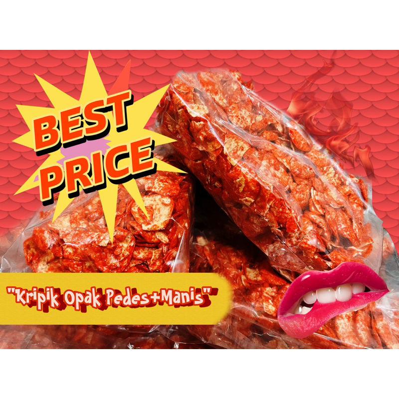 

[BEST PRICE] Opak Pedas Manis murah yang bikin Nagih!