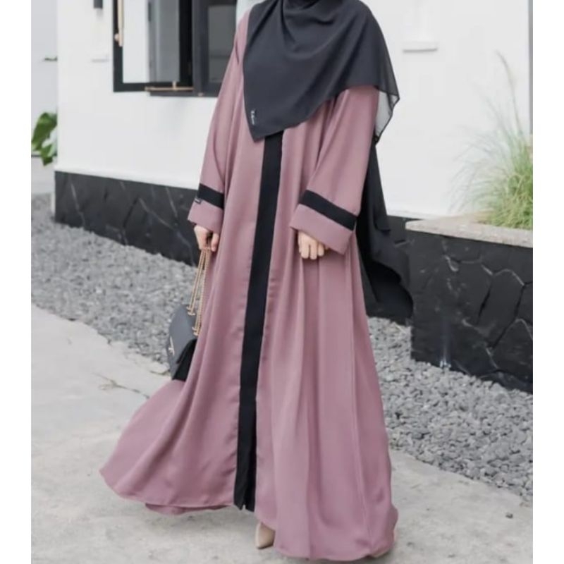 ABAYA KAMILA KOMBINASI BY KHADIJAH COLLECTION