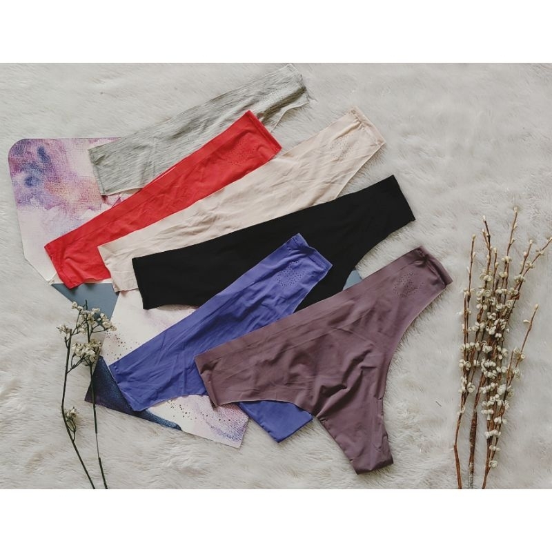 basic seamless sport thong