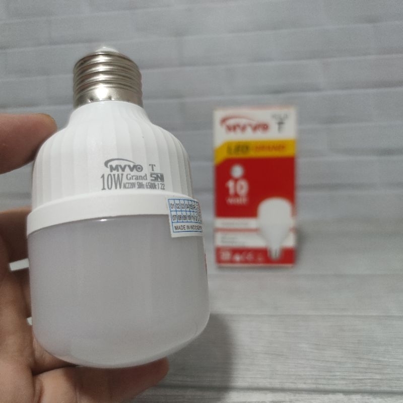 MYVO GRAND LAMPU LED T BULB CAPSULE 10W 10 WATT BOHLAM BERGARANSI KUALITAS BAGUS CAHAYA TERANG