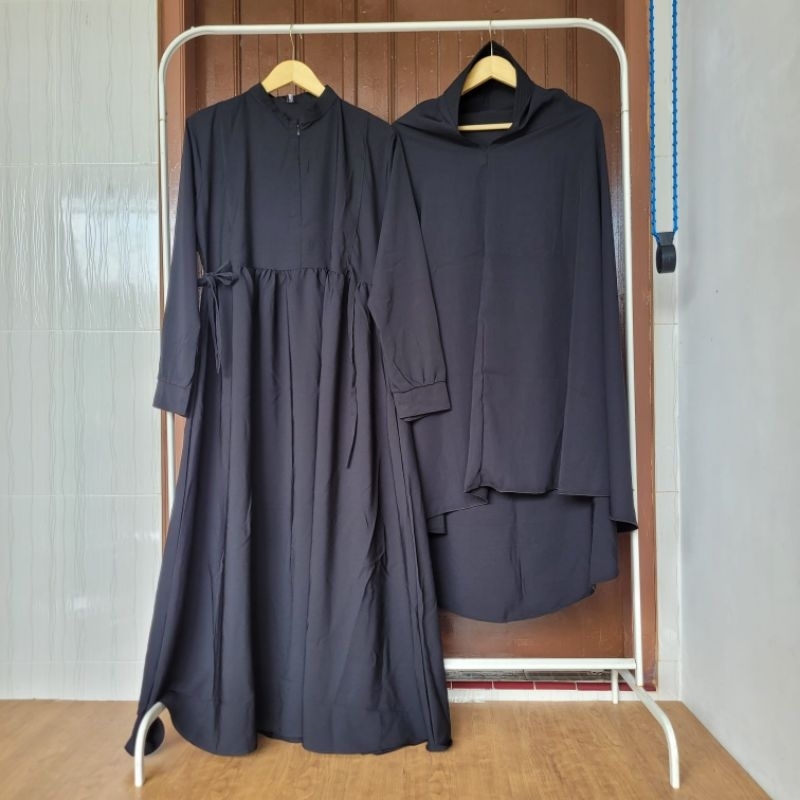 COD SET QINANA/ SET GAMIS WOLFIS MURAH/ WOLFIS PREMIUM/FREE CADAR/TERMURAHH/BEST SELLER