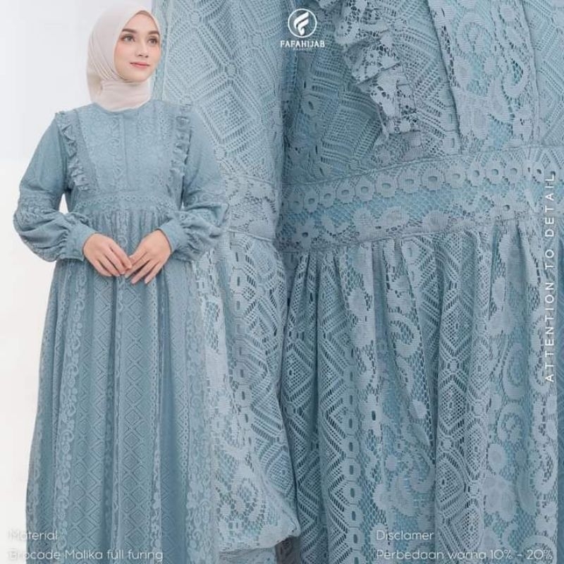 Kanisya brukat ori FFH/ gamis brukat