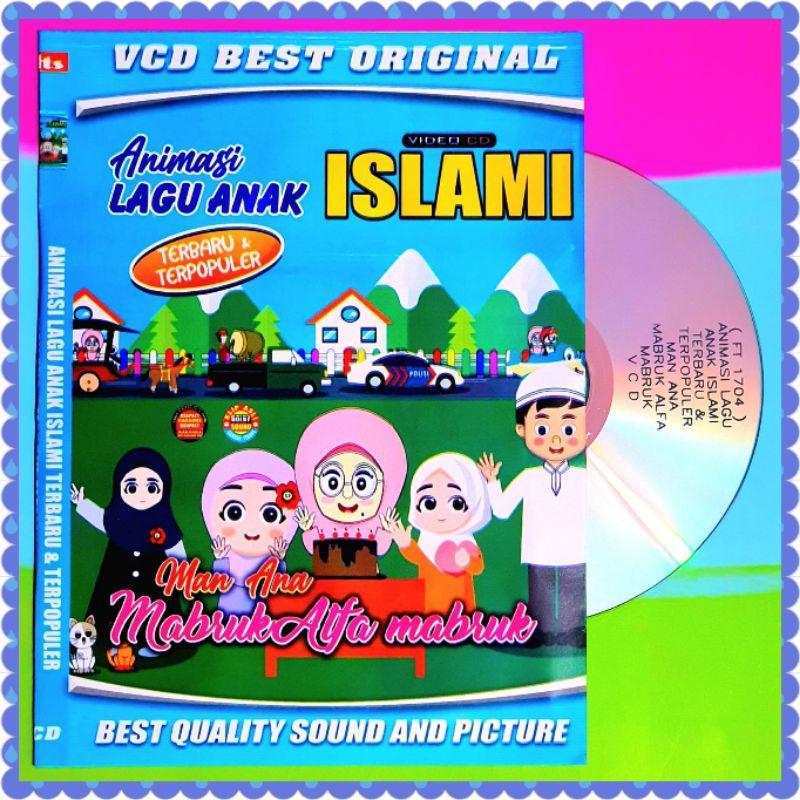 KASET VCD ANIMASI LAGU ANAK ISLAMI - KASET EDUKASI ANAK - KASET BELAJAR ANAK - KASET EDUKASI ANAK MU