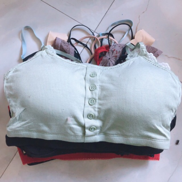 Bra Kemben (K-E17) sport bra / tank top Pakaian dalam wanita dengan cup tipis dan tanpa kawat