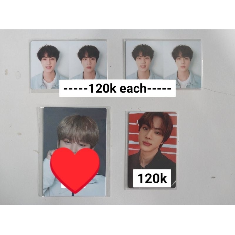 PC Photocard BTS Official LY Tear R Jin Dilan Jin Butter