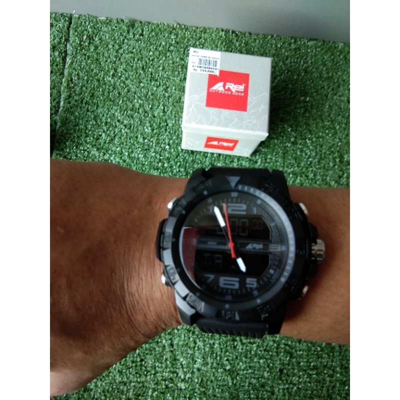 JAM TANGAN DIGITAL ANALOG PRIA XENON 02 AREI OUTDOORGEAR | JAM TANGAN DUAL TIME PRIA REI XENON 02