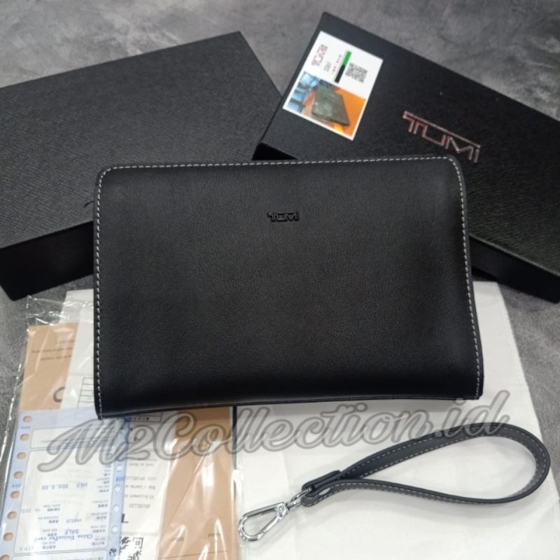 Handbag Tumi Kunci Kode Leather Clutch Tas Tangan Kulit Asli Premium Quality