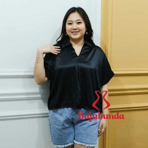 LD 130 Atasan Wanita Jumbo Blouse Big Size Bajubunda GRANDE