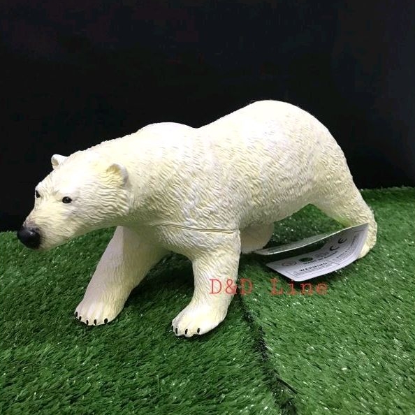 Mainan Beruang Salju Figure Polar Bear Animal World