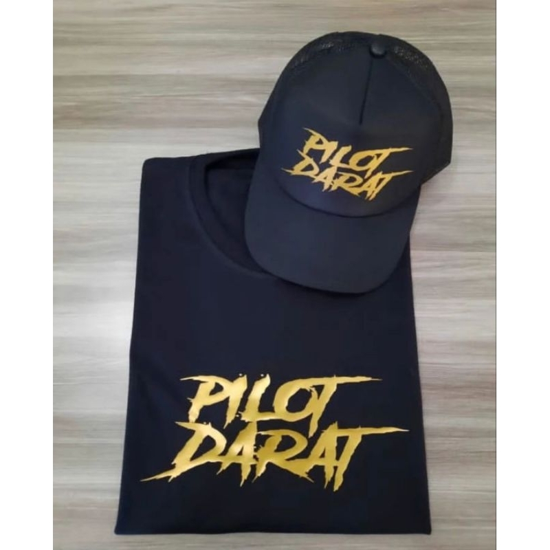 KAOS FREE TOPI PILOT DARAT NEW MODEL // KAOS JET DARAT
