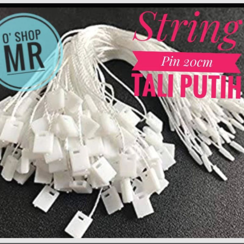 

Lock pin tali hang tag label harga merek